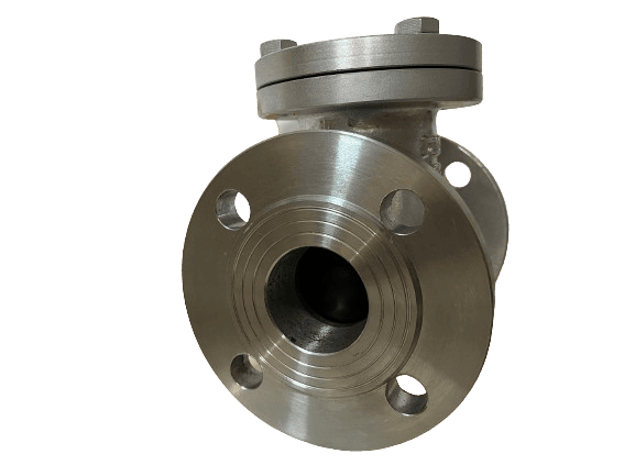 Ball Check Valve - Duplex 2205 stainless steel ANSI 150LB flanged