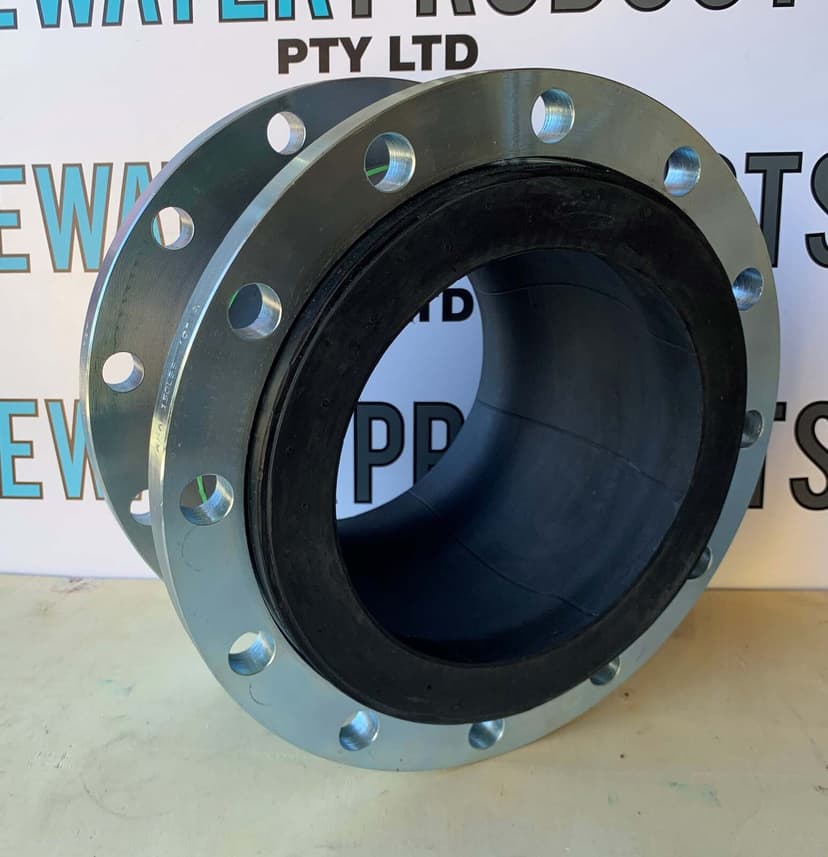 FSF Single Sphere Rubber Expansion Joint - Table E or ANSI 150LB Zinc Flanges