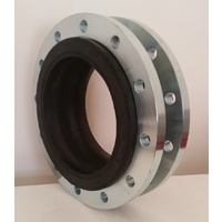 FSF-B Single Sphere Rubber Expansion Joint fitted with Table E or ANSI 150LB Zinc flanges