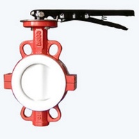 PTFE Lined Butterfly Valve - Universal Wafer