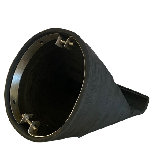 DB-4 Inline Duckbill Check Valve - EPDM - Clamp type [Size - please check product sizing before ordering: 100mm DN100 (4") Nominal Bore sizing]