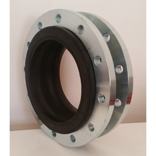 FSF-B Single Sphere Rubber Expansion Joint fitted with Table E or ANSI 150LB Zinc flanges