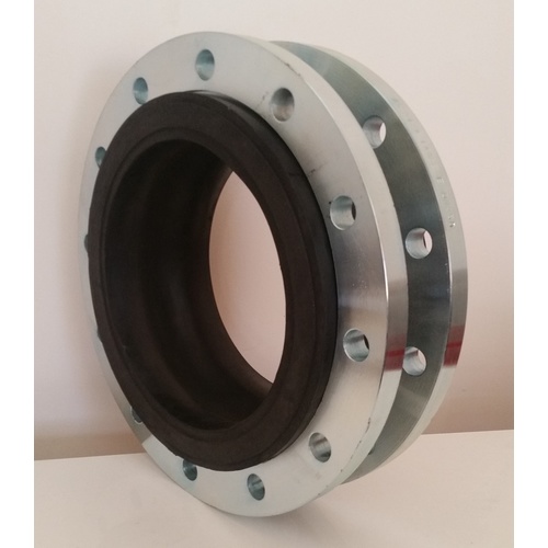 FSF-B Single Sphere Rubber Expansion Joint fitted with Table E or ANSI 150LB Zinc flanges