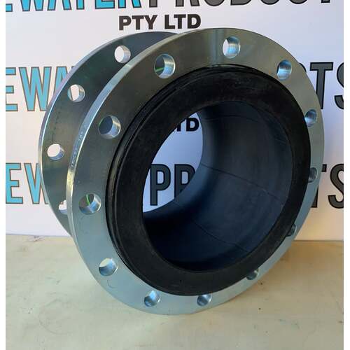 FSF Single Sphere Rubber Expansion Joint fitted with Table E or ANSI 150LB Zinc flanges