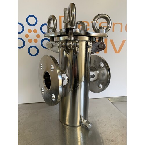 Simplex Basket Strainer 316 SS - Flanged AS4087 PN16 [Size - please check product sizing before ordering: 50mm DN50 (2") Nominal Bore sizing]