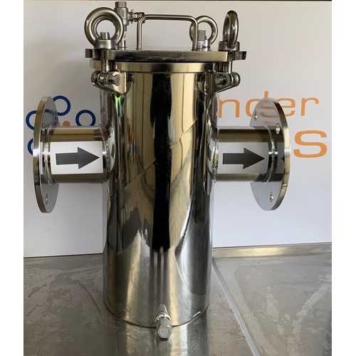 Simplex Basket Strainer 316 SS - Flanged Table E [Size - please check product sizing before ordering: 50mm DN50 (2") Nominal Bore sizing]